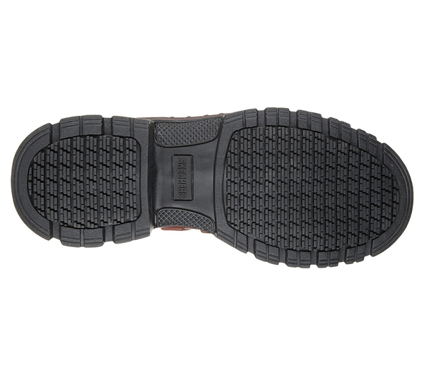 Skechers Men Work: Relaxed Fit Vinten - Gurdon Comp Toe Brown