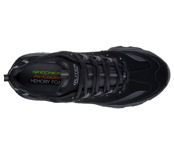 Skechers Men D'Lites Black