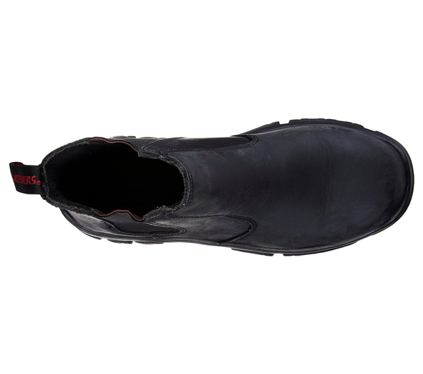 Skechers Men Work: Relaxed Fit Burgin - Glennert Comp Toe Black