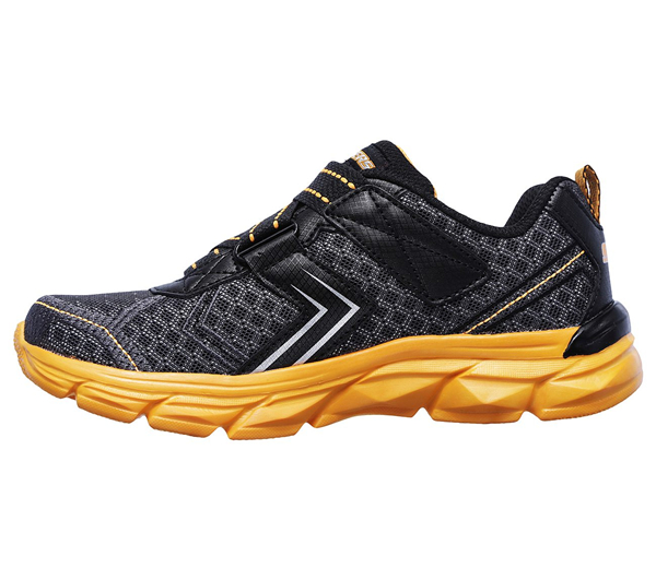 Skechers Boys Advance II Charcoal/Orange