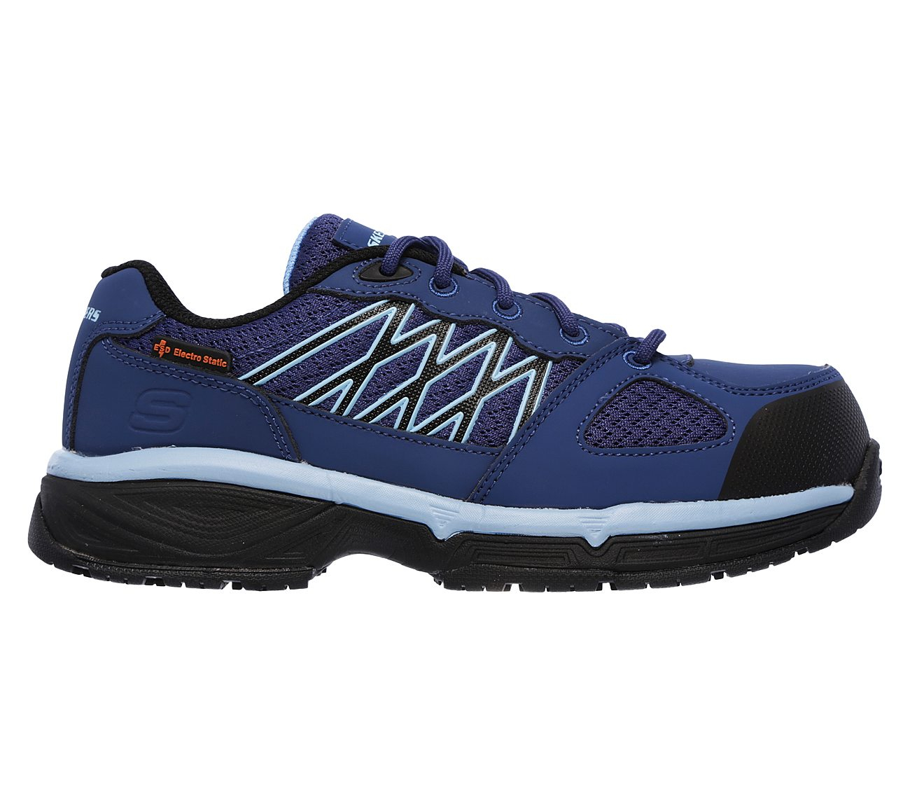 Skechers Women Work Relaxed Fit: Conroe - Kriel ESD Navy/Blue