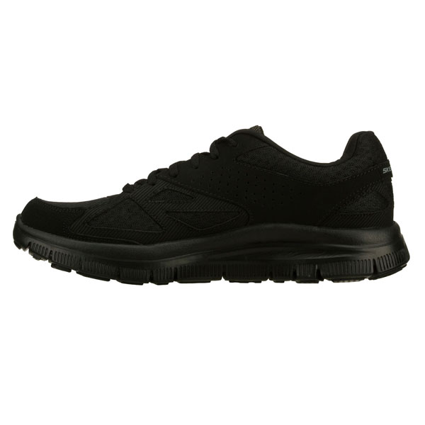 Skechers Men Wide Fit (2E) Shoes - Master Plan Black