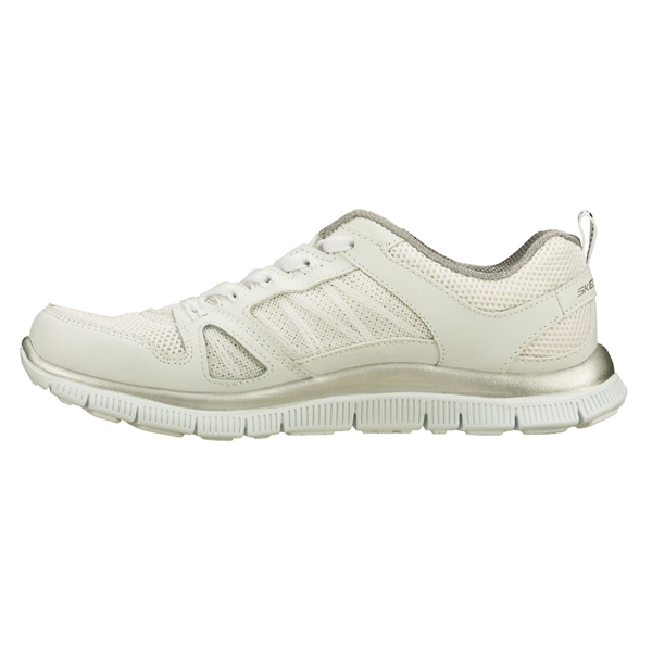 Skechers Women Flex Appeal - Spring Fever White/Silver