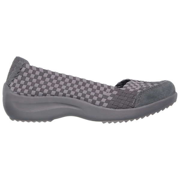 Skechers Women Relaxed Fit: Savor - Just Weave IT Charcoal