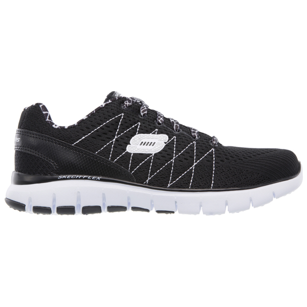 Skechers Women Relaxed Fit: Skech-Flex Black/White