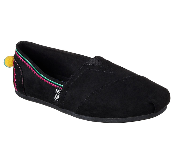 Skechers Women Bobs Plush - Lil Fiesta Black