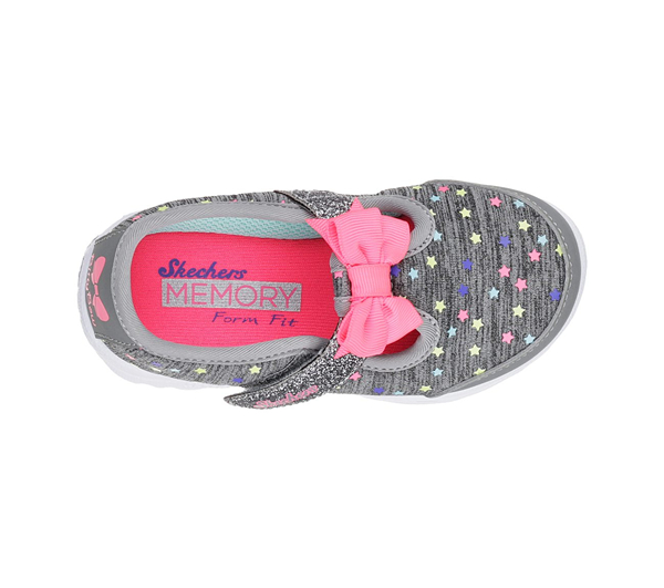 Skechers Girls GOwalk - Starry Style Gray/Multi