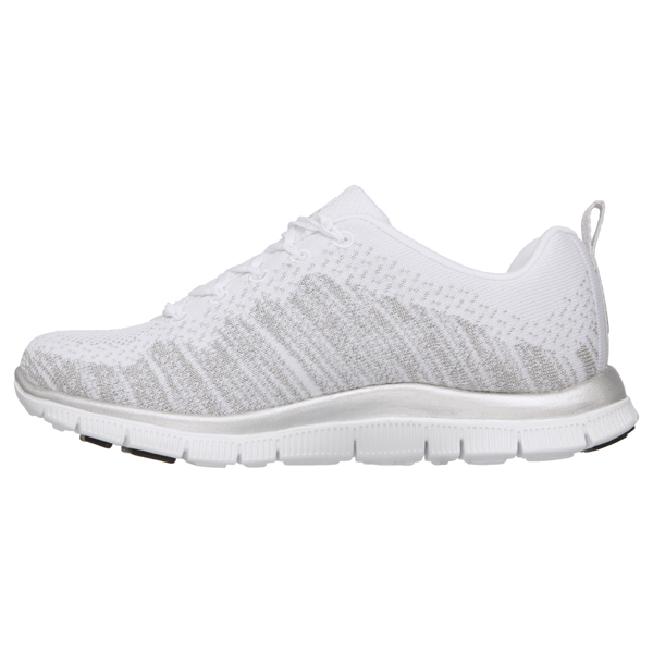 Skechers Women Flex Appeal - Instant Hit White/Silver