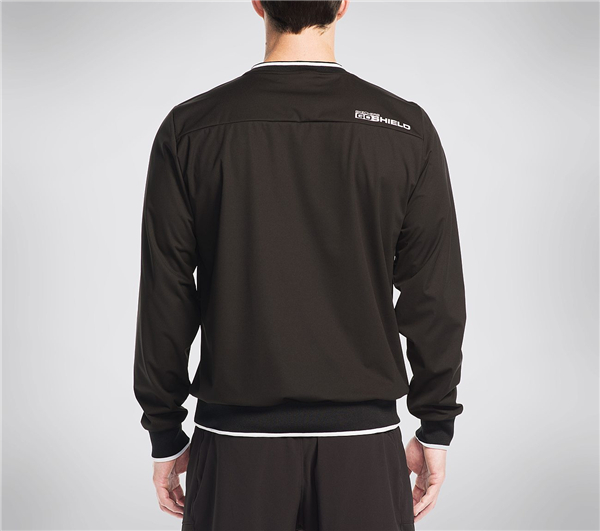 Skechers Men GO Golf Brookhurst Long Sleeve Windshirt Black