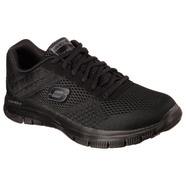 Skechers Men Wide Fit (2E) Shoes - Covert Activity Black