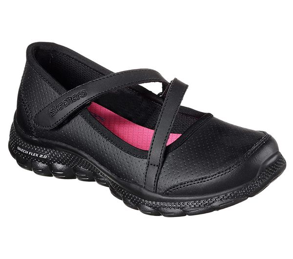 Skechers Girls Skech Flex 2.0 - School Spiritz Black