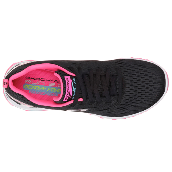 Skechers Women Skech-Air 2.0 Black/Hot Pink