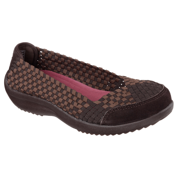 Skechers Women Relaxed Fit: Savor - Just Weave IT Chocolate