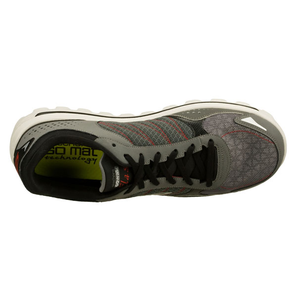 Skechers Men Extra Wide Fit (4E) Shoes - Flash Charcoal/Black