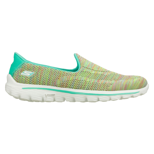 Skechers Women GOwalk 2 - Hypo Aqua/Multi