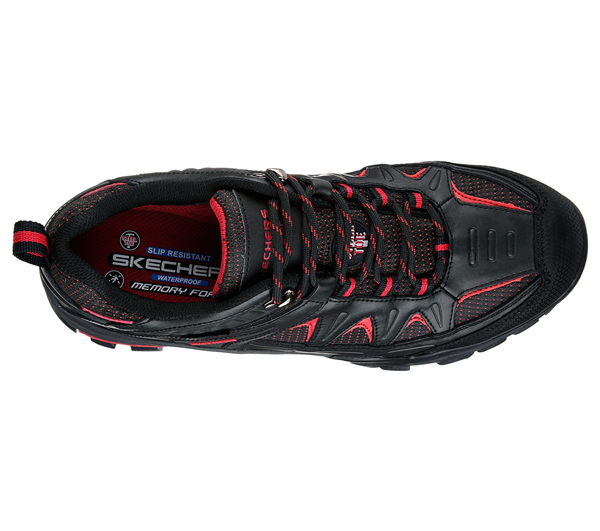 Skechers Men Work: Delleker WP Black/Red