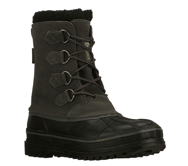 Skechers Men Boots: Revine - Hopkin Black/Charcoal