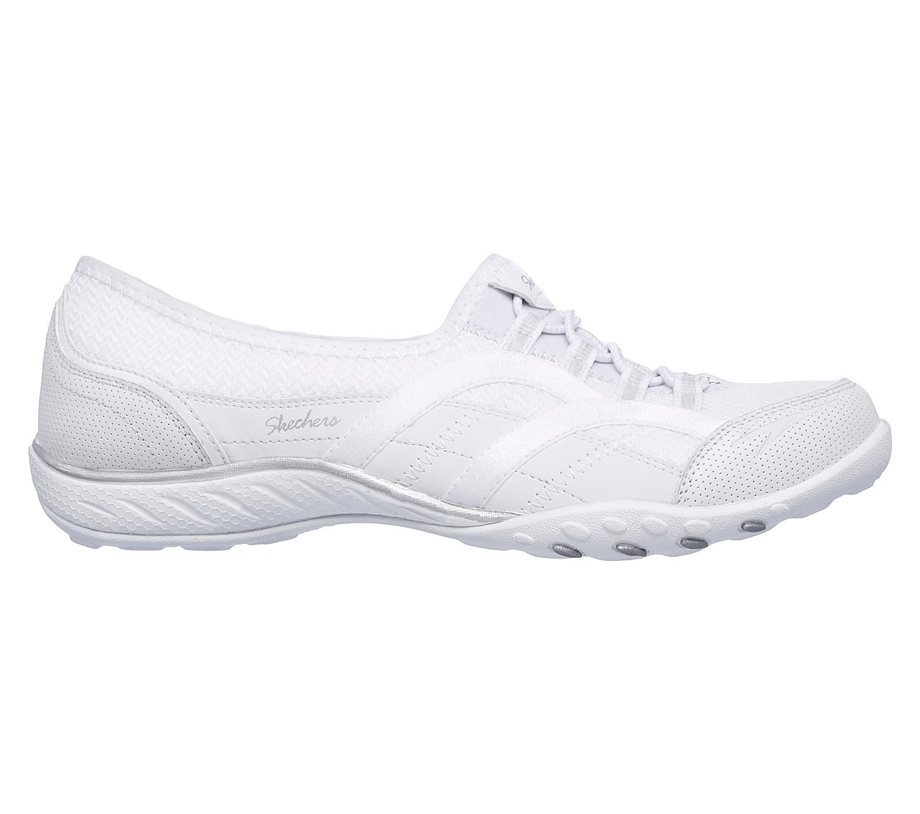 Skechers Women Relaxed Fit: Breathe Easy - Faithful White