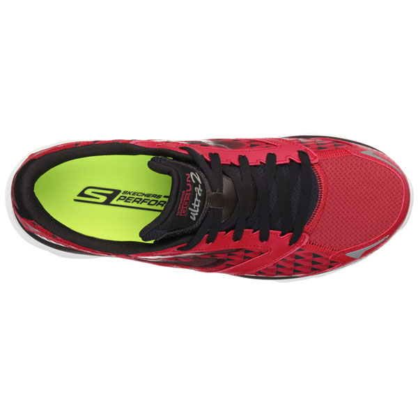 Skechers Men Extra Wide Fit (4E) Shoes - Ultra Red/Black