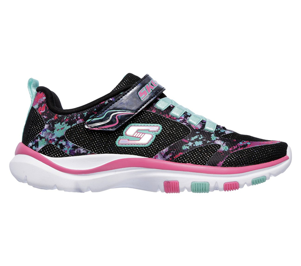 Skechers Girls Trainer Lite - Bright Racer Black/Multi