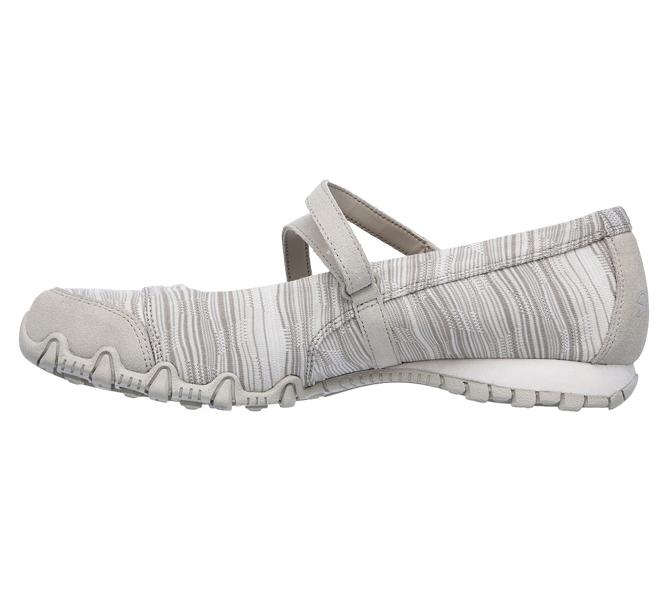 Skechers Women Relaxed Fit: Bikers - Ripples Taupe