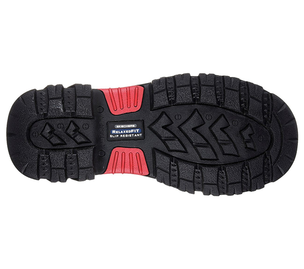 Skechers Men Work: Relaxed Fit Burgin - Glennert Comp Toe Black