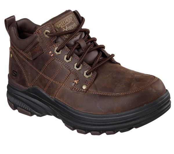 Skechers Men Boots: Holdren - Lender Dark Brown