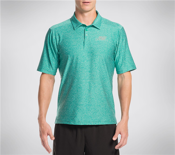 Skechers Men GO Golf Pine Valley Polo Shirt Green