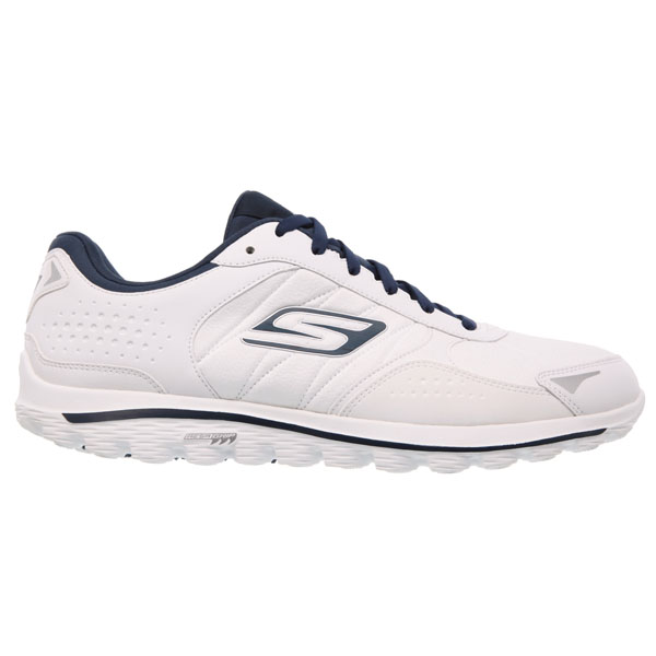 Skechers Men Extra Wide Fit (4E) Shoes - Lynx LT White/Navy
