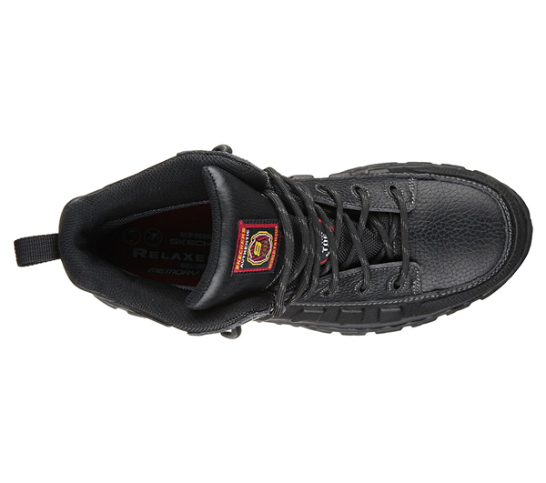 Skechers Men Work: Relaxed Fit Vinten - Gurdon Comp Toe Black