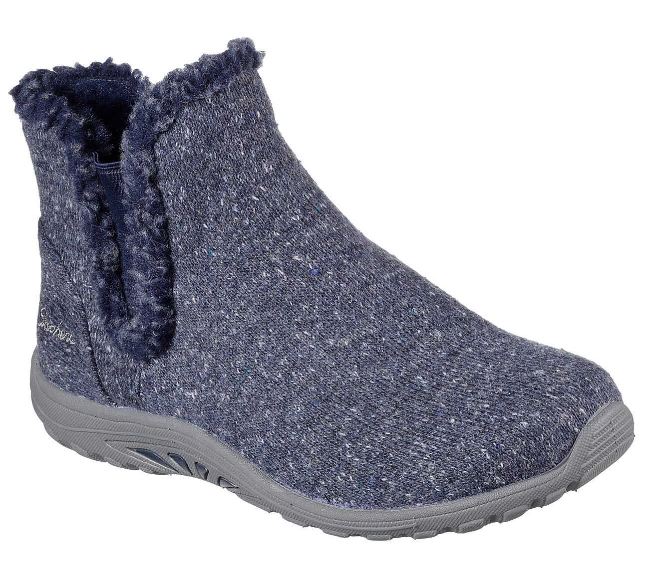 Skechers Women Relaxed Fit: Reggae Fest - Speckled Navy