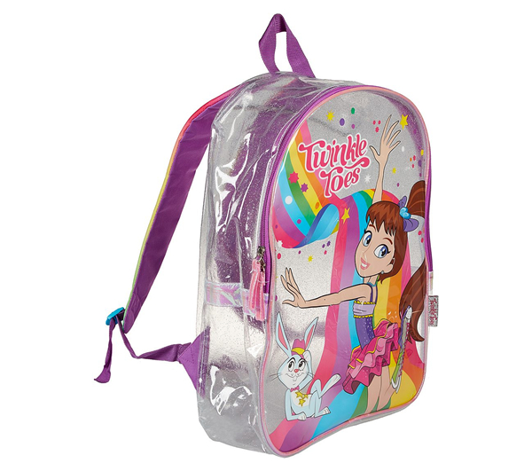 Skechers Girls Twinkle Toes: Dynamic Duo Backpack White