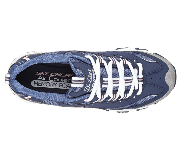 Skechers Women D'Lites - New Journey Navy/Gray