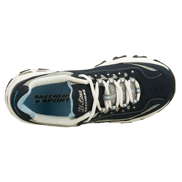 Skechers Women D'lites - Centennial Navy/White