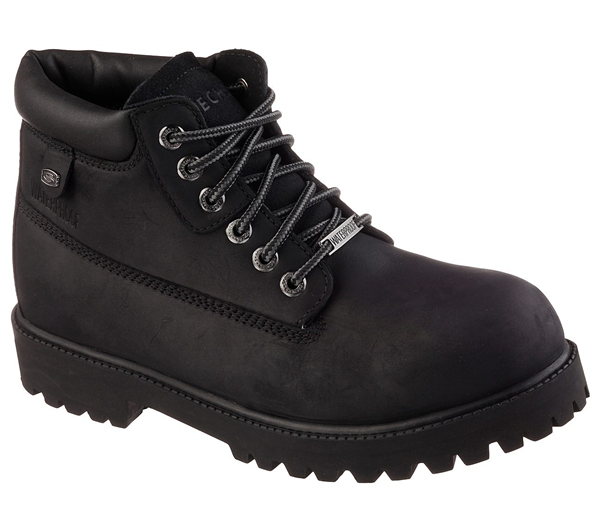 Skechers Men Boots: Verdict Black