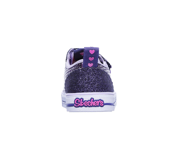 Skechers Girls Twinkle Toes: Shuffles - Itsy Bitsy Purple/Blue