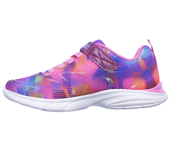 Skechers Girls Spirit Sprintz - Rainbow Raz Neon Pink/Multi