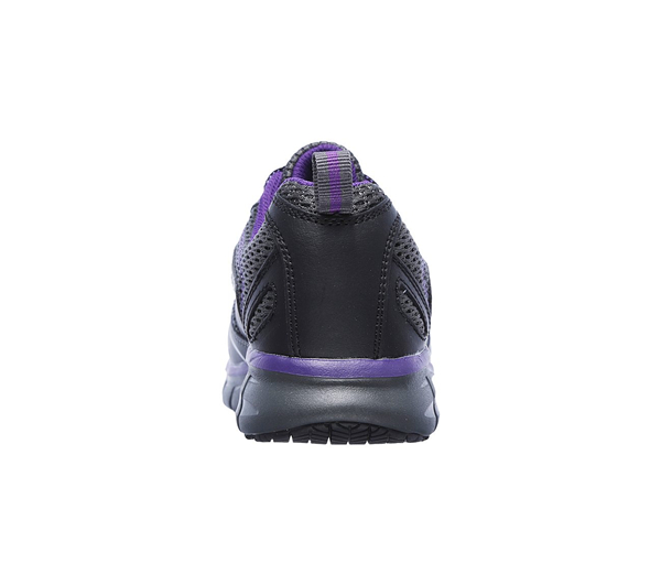 Skechers Women Work: Synergy - Algonac Alloy Toe Charcoal/Purple