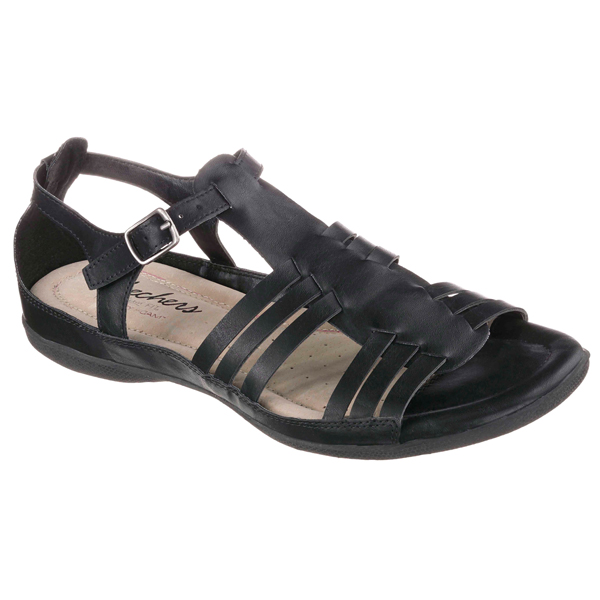 Skechers Women Relaxed Fit: Silver Dollar Black