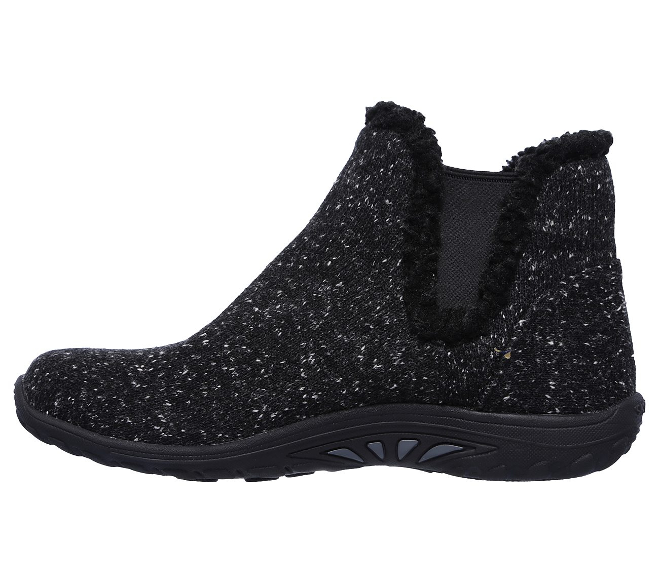 Skechers Women Relaxed Fit: Reggae Fest - Speckled Black
