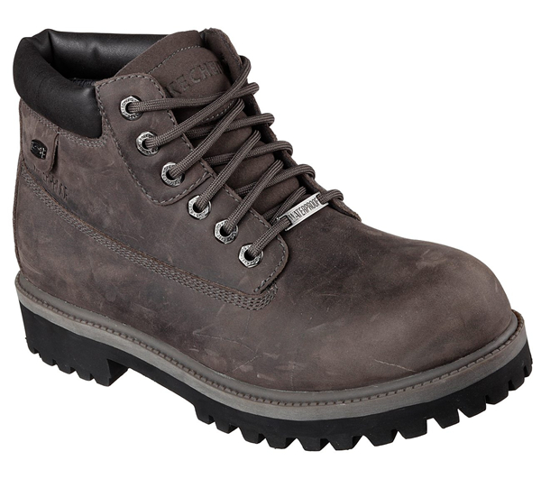 Skechers Men Boots: Verdict Charcoal