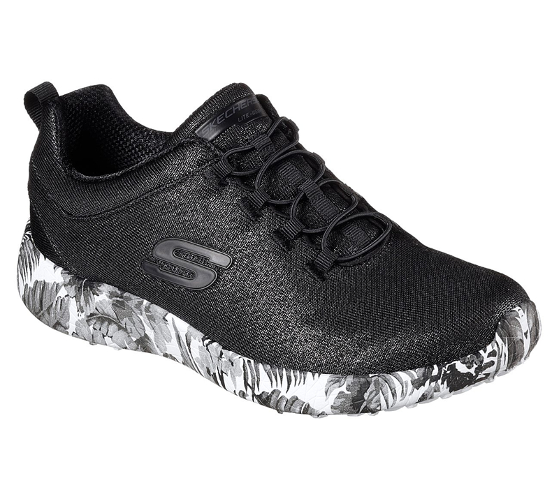 Skechers Women Burst - Fresh Flowers Black/White