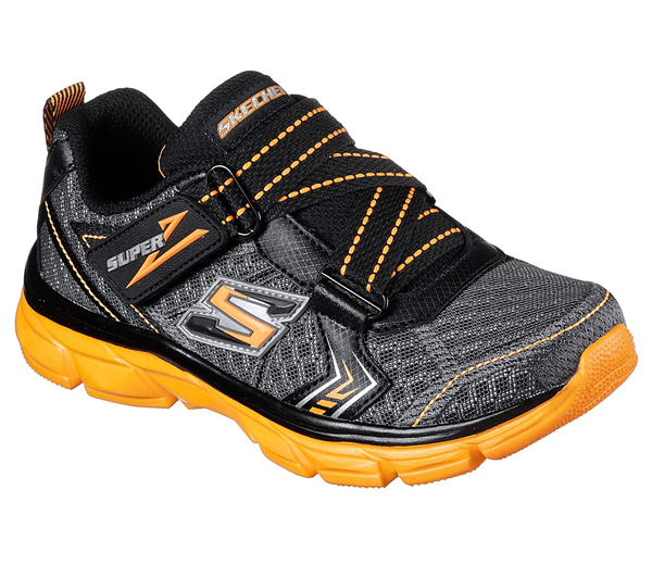 Skechers Boys Advance II Charcoal/Orange