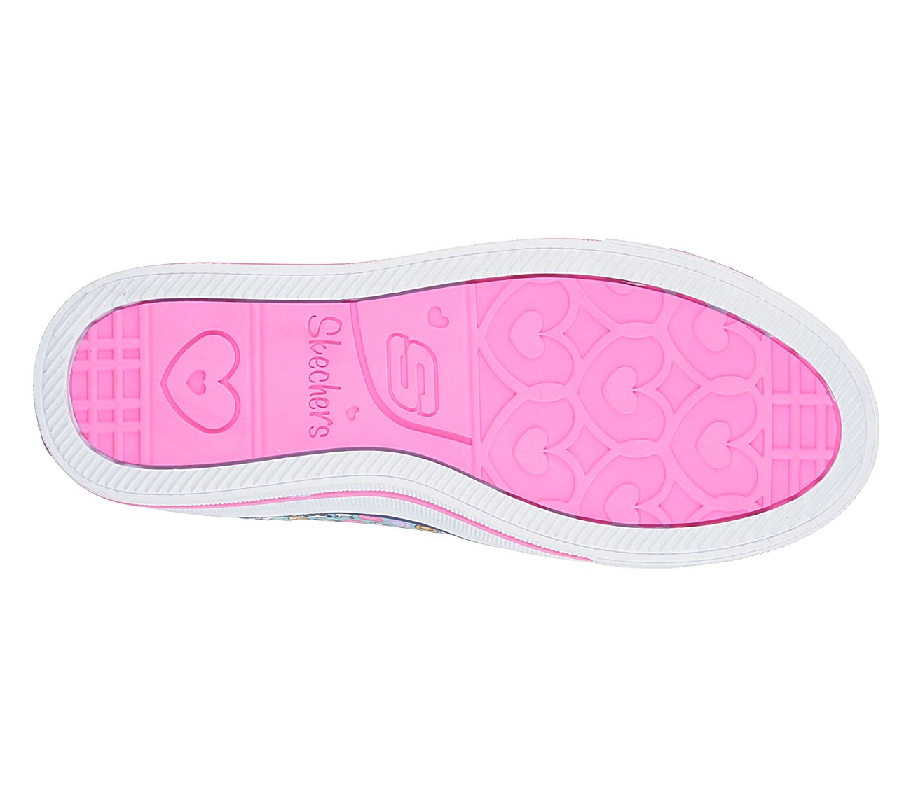 Skechers Girls Twinkle Toes: Shuffles Aqua/Multi