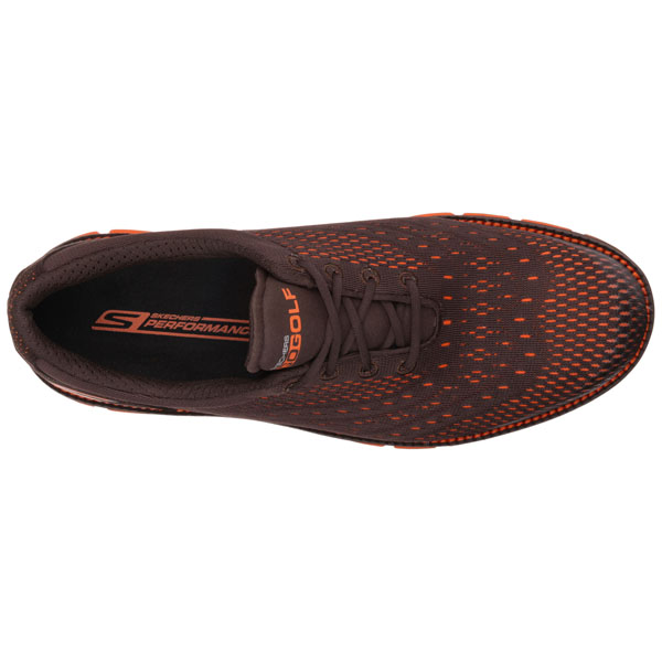 Skechers Men Extra Wide Fit (4E) Shoes - Brown/Orange