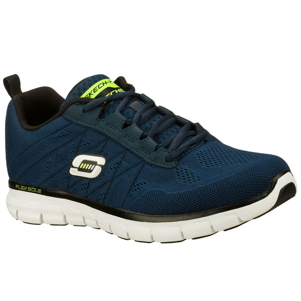 Skechers Men Extra Wide Fit (4E) Shoes - Power Switch Navy