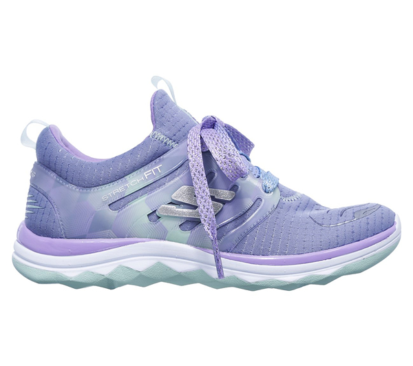 Skechers Girls Diamond Runner Gray/Lavender