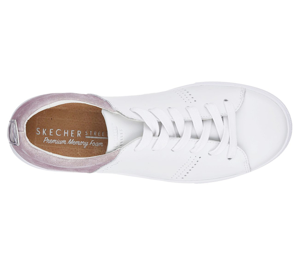 Skechers Women Moda - Clean Street White/Lavender