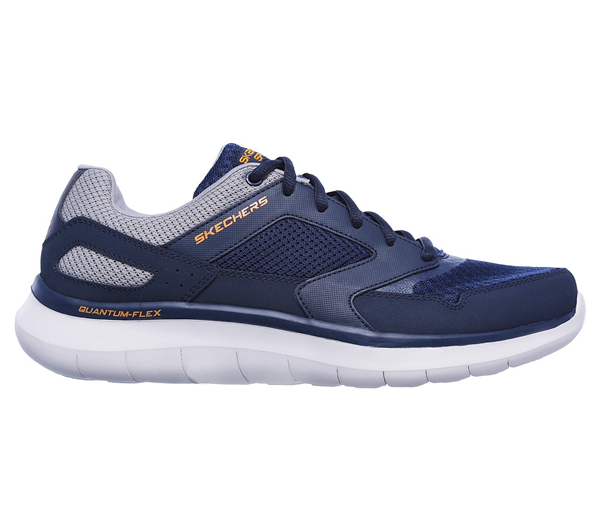 Skechers Men Relaxed Fit: Quantum Flex - Hudzick Navy/Gray