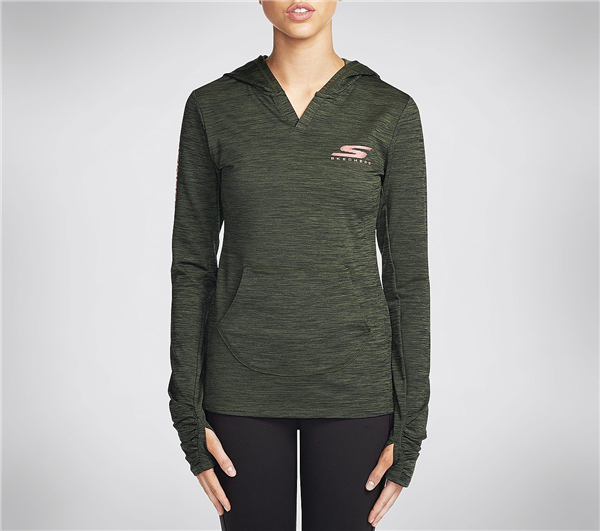 Skechers Women Point Dume Hoodie Green